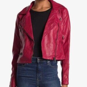 BlankNYC Faux Leather Moto Jacket, Medium